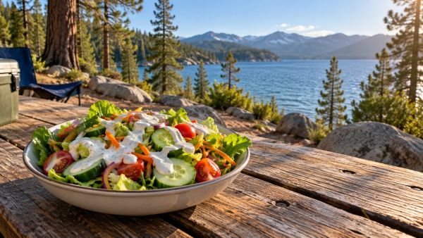 Transform your salads with creamy fat free ranch dressing